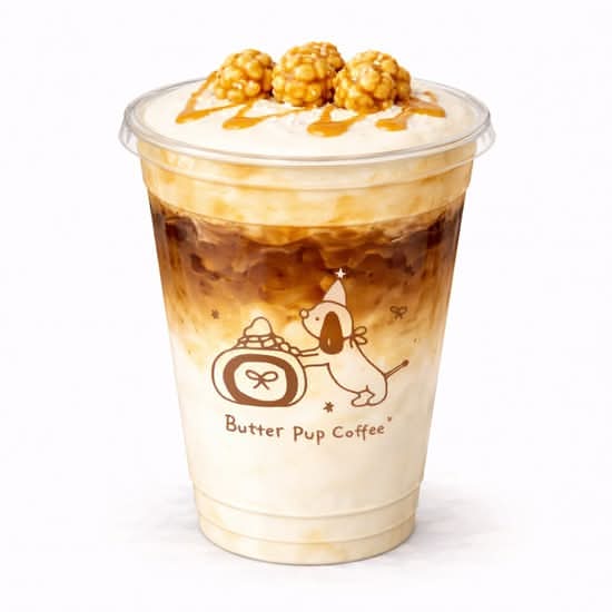 CREAM FOAM POPCORN LATTE爆米花拿铁